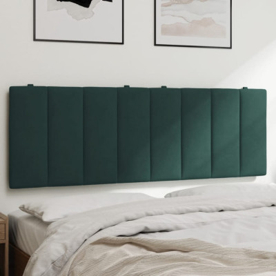 Perna tablie de pat, verde, 120 cm, catifea GartenMobel Dekor foto