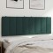 Gossi perna tablie de pat, verde, 120 cm, catifea