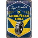 Placa metalica - Goodyear Tires - 20x30 cm, Nostalgic Art Merchandising
