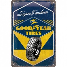 Placa metalica - Goodyear Tires - 20x30 cm foto