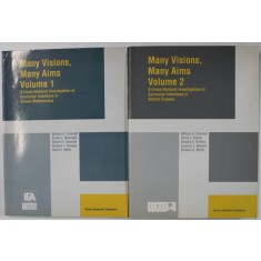 MANY VISIONS , MANY AIMS , VOLUMELE I - II , by WILLIAM H. SCHMIDT ...DAVID E. WILEY ...RICHARD G. WOLFE , 1997