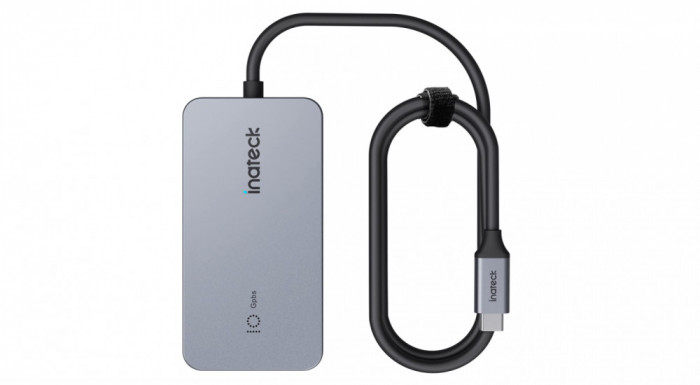 Hub USB C Inateck cu 7 porturi, viteza USB 3.2 Gen 2, cablu 50 cm, HB2027 - RESIGILAT