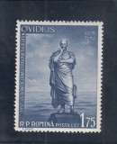 ROMANIA 1957 LP 440 - 2000 ANI DE LA NASTEREA LUI OVIDIU MNH