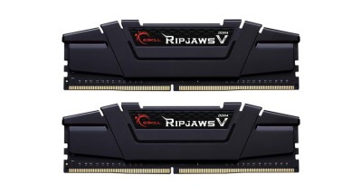 Memorie DDR G.Skill - gaming &amp;quot;Ripjaws V&amp;quot; DDR4 32GB frecventa 3600 MHz, 16GB x 2 module, radiator, latenta CL16, &amp;quot;F4-3600C16D-32GVKC&amp;quot; foto
