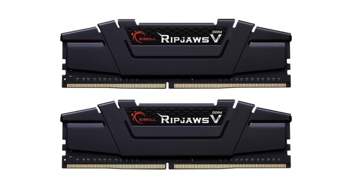 Memorie DDR G.Skill - gaming &quot;Ripjaws V&quot; DDR4 32GB frecventa 3600 MHz, 16GB x 2 module, radiator, latenta CL16, &quot;F4-3600C16D-32GVKC&quot;