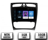 Cumpara ieftin Navigatie Mercedes Benz C-Class W203 CLK W209 (2000-2005), Android 10, P-Quadcore 1GB RAM + 16GB ROM, 9 Inch - AD-BGP9001+AD-BGRKIT416