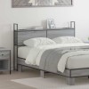 VidaXL Tăblie de Depozitare cu Stație de &Icirc;ncărcare sonoma gri 135 cm 859803