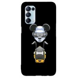 Husa compatibila cu Oppo A5 (2020) model Daft Mouse, Silicon, TPU, Viceversa, Transparent, Carcasa