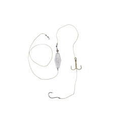 Montura pescuit somn prokarpfishing fir textil cu ancora si carlig 5/0