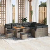 Cumpara ieftin Set de canapele pentru grădină 12 pcs Gri 80 x 80 x 71 cm