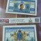 REPRODUCERE pe hartie cu filigran si fire UV proiect bancnota 500 lei 1939