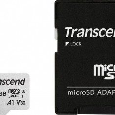 Card de memorie Transcend USD300S, 256 GB, UHS-I U3, A1, microSD, cu Adaptor SD