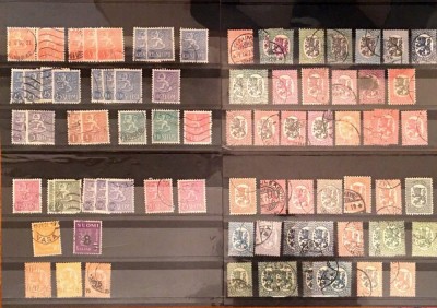 Finland 1917-1963 Lot Lions Coat of arms 83 values used DA.214 foto