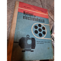 Notiuni de electrotehnica - Mihai Sandulescu