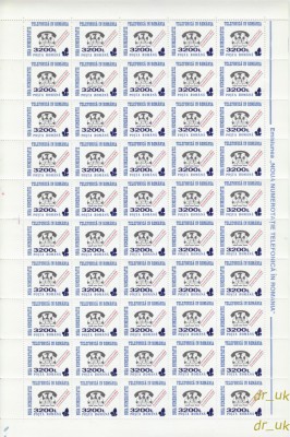 ROMANIA 1999 LP 1476 Noua Numer Telefonica SUPRATIPAR simpla, x4, coli complete foto