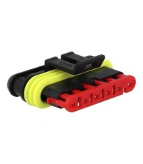 Conector cablu Superseal 1.5 mama mufa 6 pini IP67 TE Connectivity 282090-1