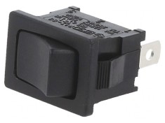 Comutator Balansier ON-OFF-ON 10A/24VDC Negru foto