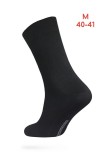 Șosete bărbați, subțiri de bambus, DiWaRi Bamboo 000, Negru, 27 (42-43)