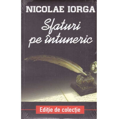 Nicolae Iorga - Sfaturi pe intuneric - 135208 foto