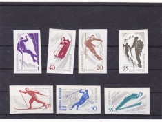 ROMANIA 1961 - SPORTURI DE MUNTE, NEDANTELAT, MNH - LP 514 a foto