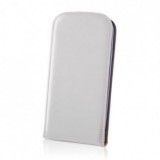 Husa Flip Deluxe iPhone 6, Alb, Protectie Premium