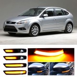 Set 2 Semnalizari Dinamice Oglinzi, pentru Ford Focus 2 Mk2, 3 Mk3, Mondeo 4 Mk4