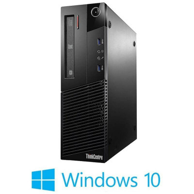 Calculatoare Lenovo ThinkCentre M83 SFF, i3-4130, Win 10 Home foto