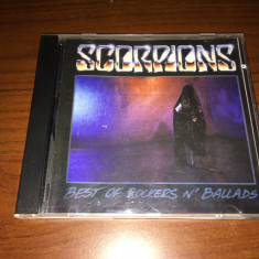 Scorpions Best of rockers n' ballads cd disc selectii muzica heavy metal VG+