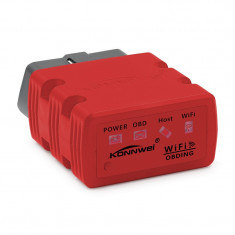 Diagnoza OBD2 KONNWEI KW902, Red, WiFi, iOS, Android, PC, ELM 327 OBDII, PIC18F25K80 foto