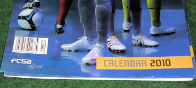CALENDAR STEAUA BUCURESTI FOTBAL AN 2010 &amp;nbsp; COLI foto