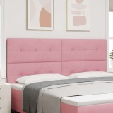 Cap de pat LED Roz 100 cm Catifea