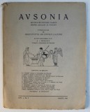 AVSONIA - REVISTA DE CULTURA CLASICA PENTRU SCOLARI SI TINERET , ANUL I , NR. 5 - MARTIE 1940