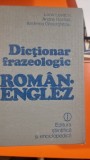 DICTIONAR FRAZEOLOGIC ROMAN ENGLEZ - LEON LEVITCHI