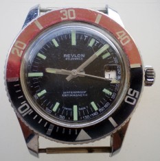 K.288 CEAS MECANIC BARBATESC REVLON 23 JEWELS DIVER EB 8021 SWISS