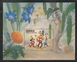 Mongolia MNH 1984 - Disney desene animate - colita