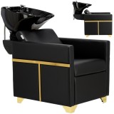 Scafa coafor Montreal pentru salonul de coafură și frizerie cu bol ceramic mobil armătură baterie si cască