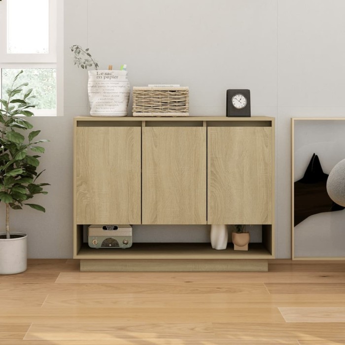 Gossi servanta, stejar sonoma, 97x31x75 cm, pal