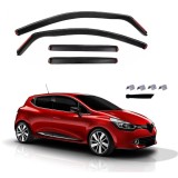 Set Paravanturi auto geamuri fata si spate pentru Renault Clio 4 Hatchback 2012-2019