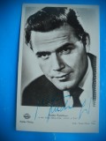 HOPCT 1494 JOACHIM FUCHSBERGER -GERMANIA -ACTORI/ARTISTI-AUTOGRAF-CIRCULATA