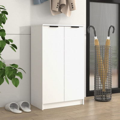 Gossi dulap pentru incaltaminte alb 59x35x100 cm lemn prelucrat foto