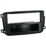 Rama Radio 2DIN cu Buzunar Smart Fortwo 451 (2010-2014) Neagra Adaptor Multimedia Auto