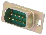 Conector D-Sub 9-PIN Tată cu Șuruburi pentru Lipire