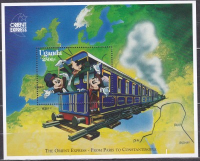 DB Disney Uganda Orient Expres SS MNH foto