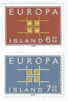 |Islanda, Europa CEPT, 1963, MNH foto