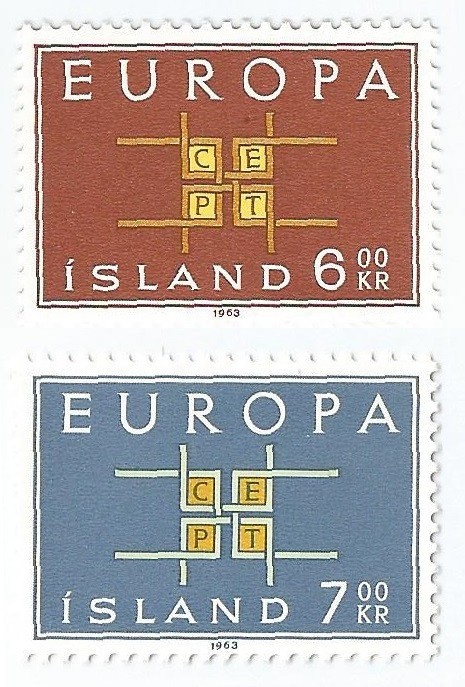 |Islanda, Europa CEPT, 1963, MNH