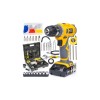 Masina de gaurit cu acumulator 20V 100 accesorii, Powermat