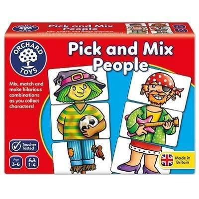 Joc educativ Asociaza personajele PICK AND MIX PEOPLE