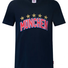 Bayern München tricou de bărbați navy - M