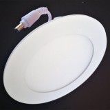 Spot LED Incastrat Slim Rotund 6W, Diametru 118mm, 2700K Lumina Calda, Spin