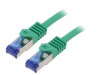 Cablu Patch Cord Logilink S/FTP Cat6a, 1.5m, Verde, RJ45, Cupru, LSZH